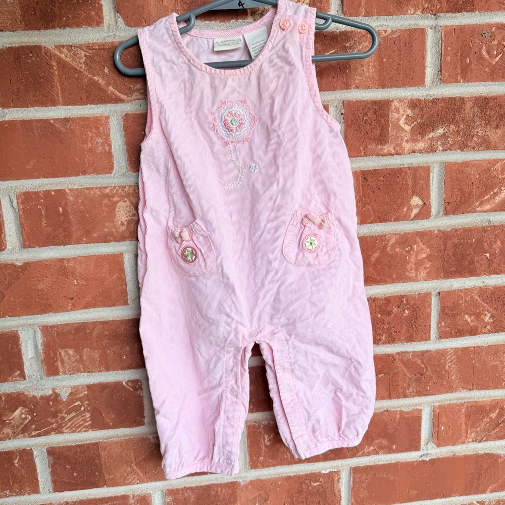 Nordstrom baby pink corduroy one piece